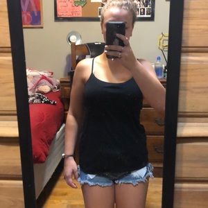 A black tank top